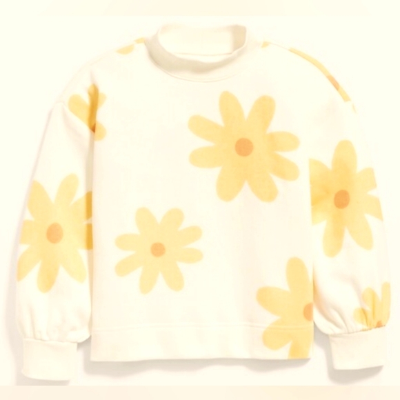 Old Navy Other - Mock-Neck Graphic Cocoon Sweatshirt for Girls